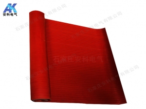 15kV紅色絕緣膠板 防滑絕緣橡膠板